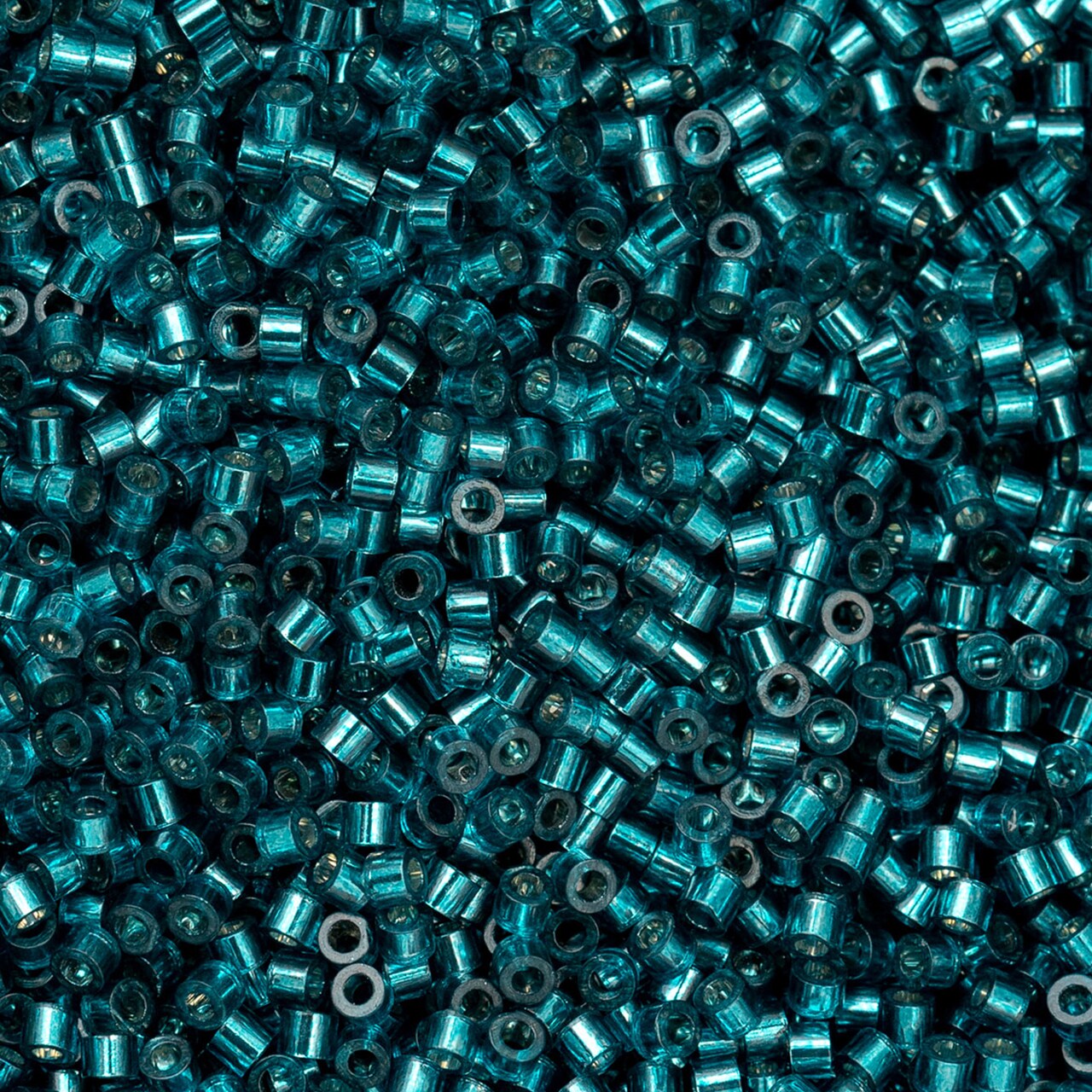 John Bead Silver Lined Cylin Beads 11/0 Glass Cylindrical Seed Beads, 25g